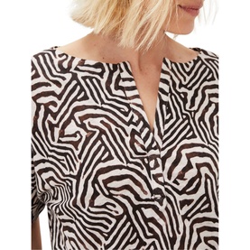 Isabelle Zebra Print Jersey Top