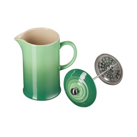 Stoneware Cafetiere With Metal Press 1L