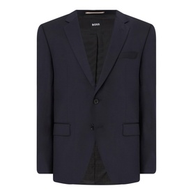 Single-Breasted Wool Jacket