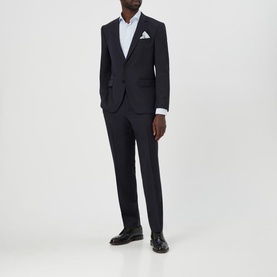 Single-Breasted Wool Jacket