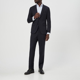 Single-Breasted Wool Jacket