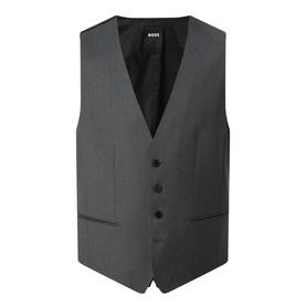 Genius Slim Fit Wool Waistcoat