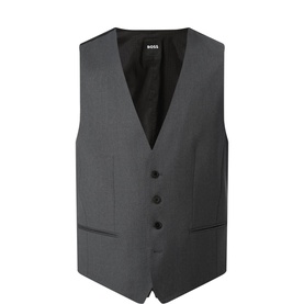 Genius Slim Fit Wool Waistcoat