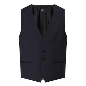 Genius Slim Fit Wool Waistcoat