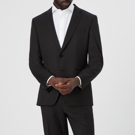 Single-Breasted Wool Jacket