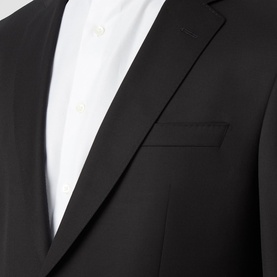 Single-Breasted Wool Jacket
