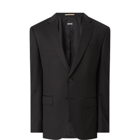 Single-Breasted Wool Jacket