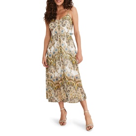 Francesca Print Midi Dress