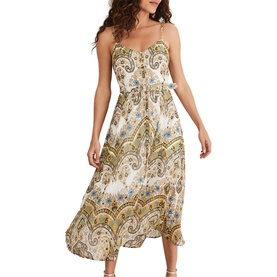 Francesca Print Midi Dress