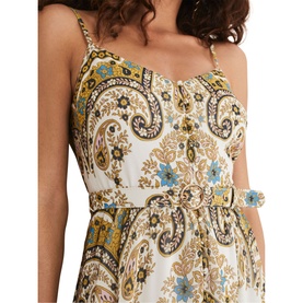 Francesca Print Midi Dress