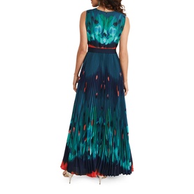 Adriana Print Pleated Maxi Dress