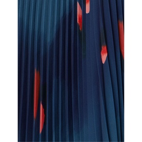 Adriana Print Pleated Maxi Dress