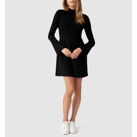 Leyla Extended Shoulder Knit Dress