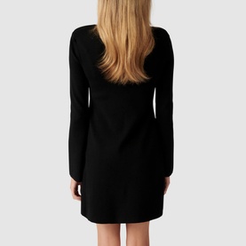 Leyla Extended Shoulder Knit Dress