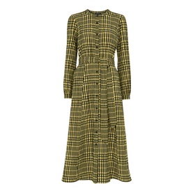 Nora Gingham Midi Dress