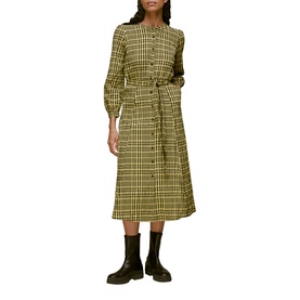 Nora Gingham Midi Dress