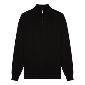 Blackhall Merino Wool Zip Neck Sweater