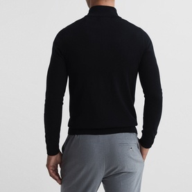 Blackhall Merino Wool Zip Neck Sweater