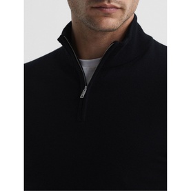 Blackhall Merino Wool Zip Neck Sweater