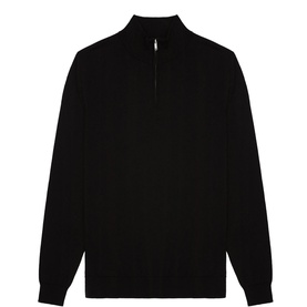 Blackhall Merino Wool Zip Neck Sweater