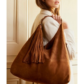 Lana Suede Slouchy Shoulder Bag