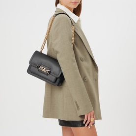 Heather Large Leather Shoulder Bag