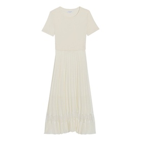 Teli Pleated Midi Dress