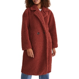 Libbie Longline Teddy Coat