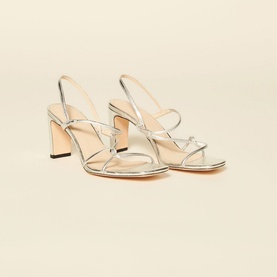 Metallic Heeled Sandals