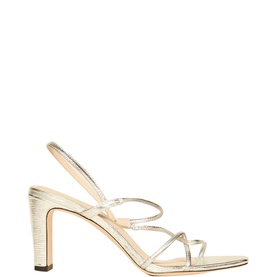 Metallic Heeled Sandals