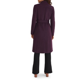 Susie Collarless Wrap Coat