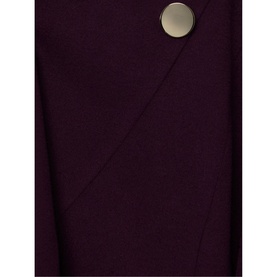 Susie Collarless Wrap Coat