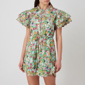 Vigo Floral Print Romper