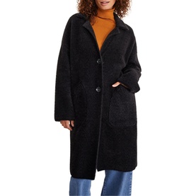 Floressa Fluffy Chevron Coat
