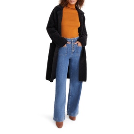 Floressa Fluffy Chevron Coat