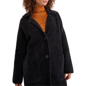Floressa Fluffy Chevron Coat