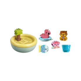 Bath Time Fun: Floating Animal Island