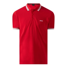 Cotton Polo Shirt with Logo Detailing