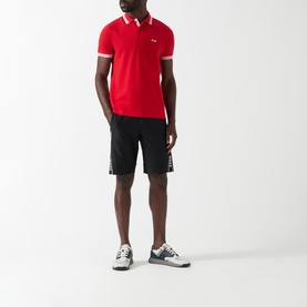 Cotton Polo Shirt with Logo Detailing