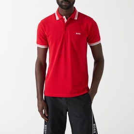 Cotton Polo Shirt with Logo Detailing