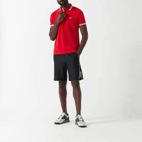 Cotton Polo Shirt with Logo Detailing