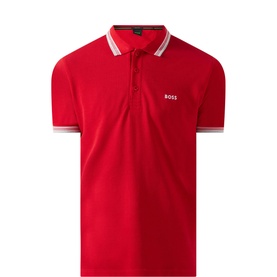 Cotton Polo Shirt with Logo Detailing