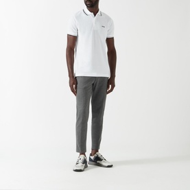 Cotton Polo Shirt with Logo Detailing