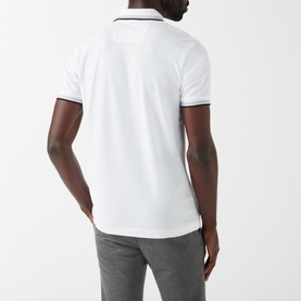 Cotton Polo Shirt with Logo Detailing