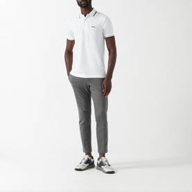 Cotton Polo Shirt with Logo Detailing