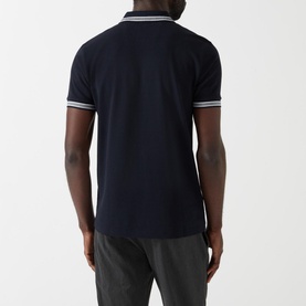 Cotton Polo Shirt with Logo Detailing