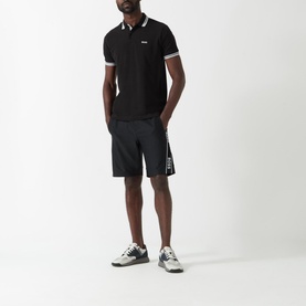 Cotton Polo Shirt with Logo Detailing