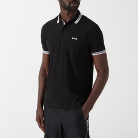 Cotton Polo Shirt with Logo Detailing
