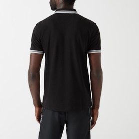 Cotton Polo Shirt with Logo Detailing