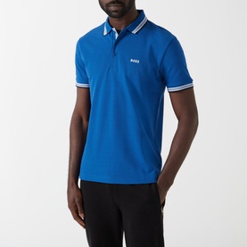 Cotton Polo Shirt with Logo Detailing